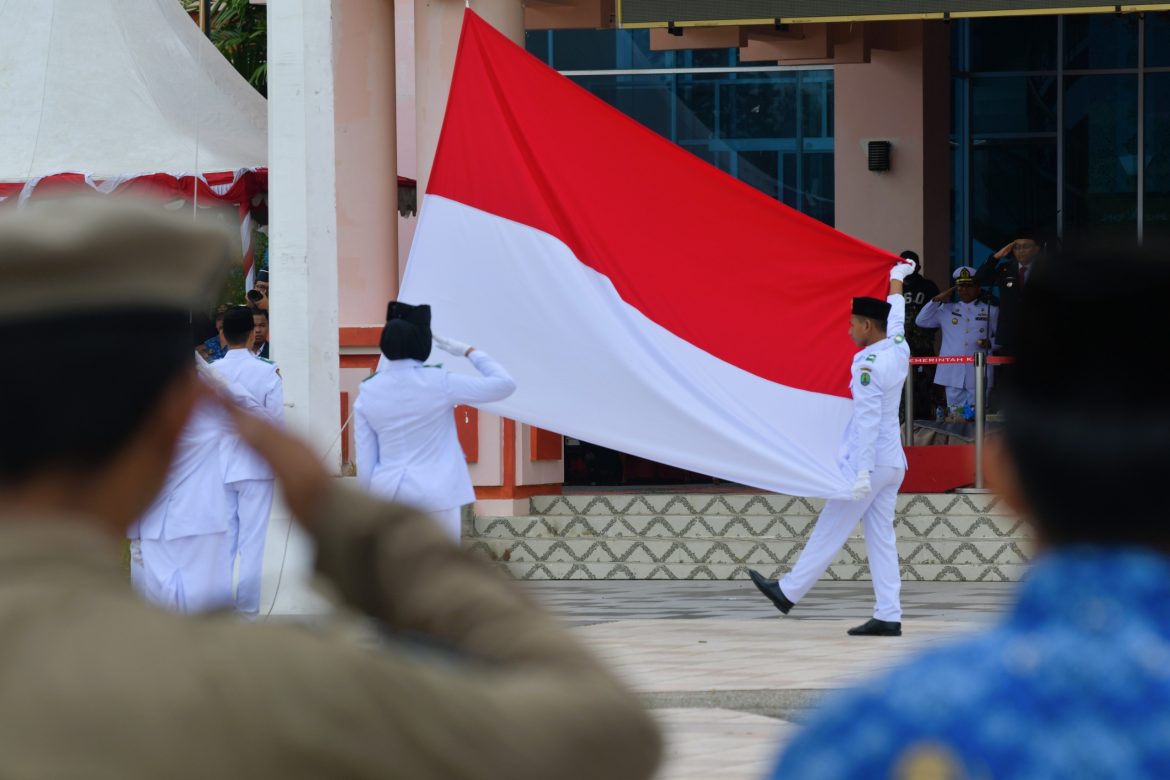 *Satgas Pamtas Yonarmed 11 Kostrad Laksanakan Upacara di Perbatasan*