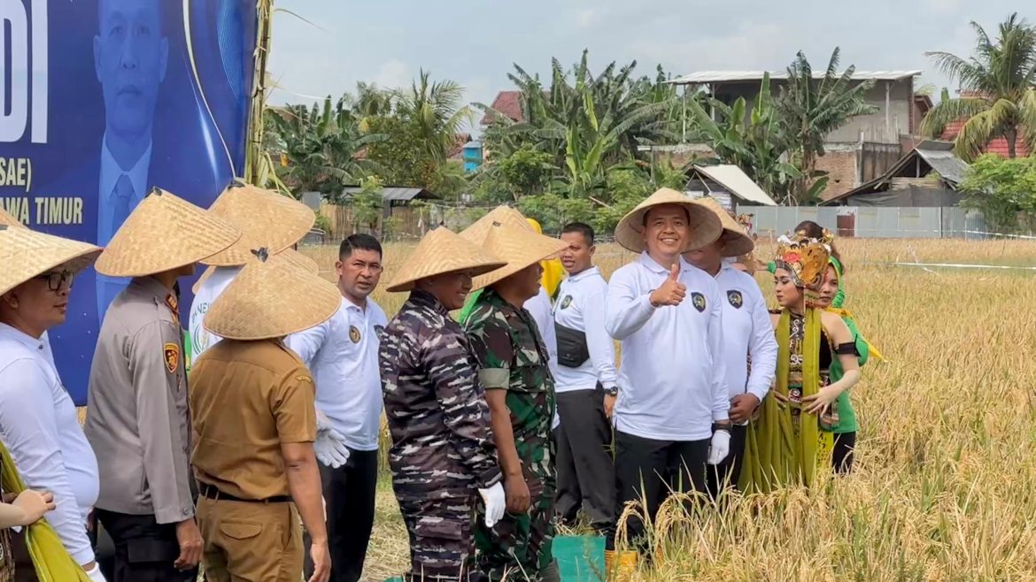 Kalapas Lumajang Hadiri Panen Raya di Lapas Banyuwangi, Dukung Ketahanan Pangan Nasional