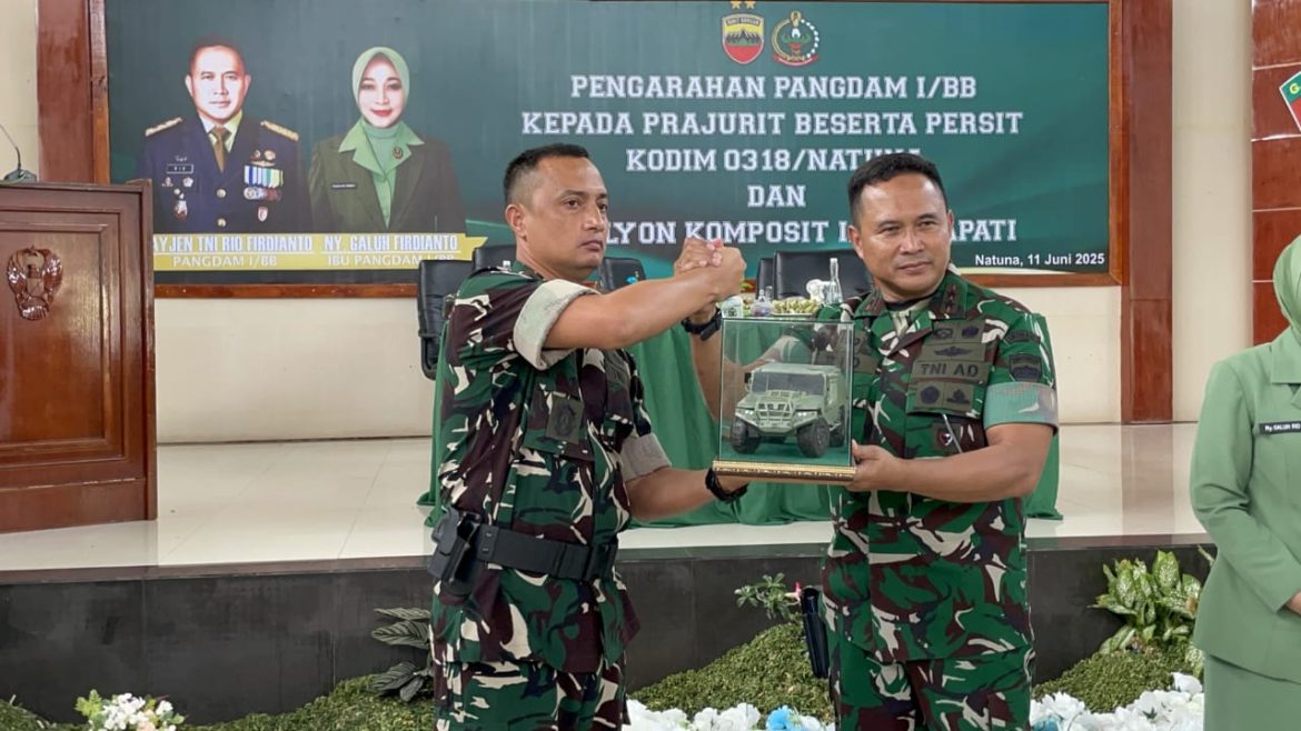 Pangdam I/BB Kunjungi Yonkomposit 1/Gardapati, Tekankan Kesiapan Tempur Prajurit Perbatasan