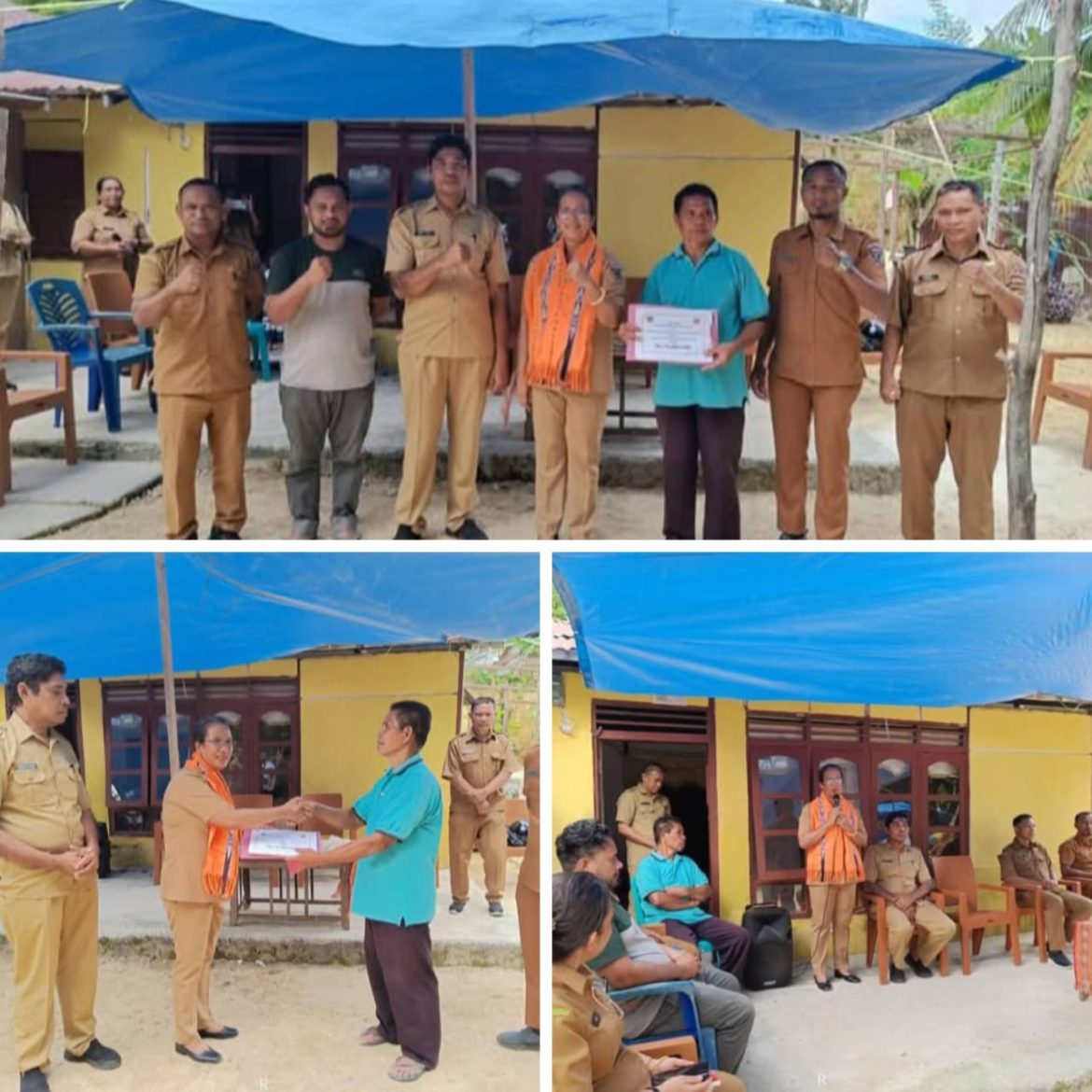 Wabup Kepulauan Tanimbar Serahkan Bantuan Rehabilitasi Rumah Bencana