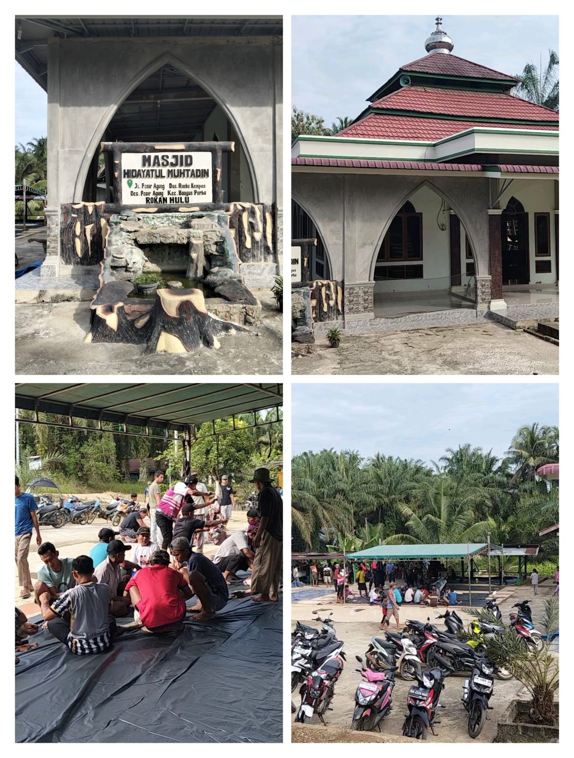 *Berita Acara Hari Raya Idul Adha 1446 H di Masjid Hidayatul Muhtadin RW 008 Dusun Rimbo Kempas Desa Pasir Agung Kecamatan Bangun Purba Kabupaten Rokan Hulu*