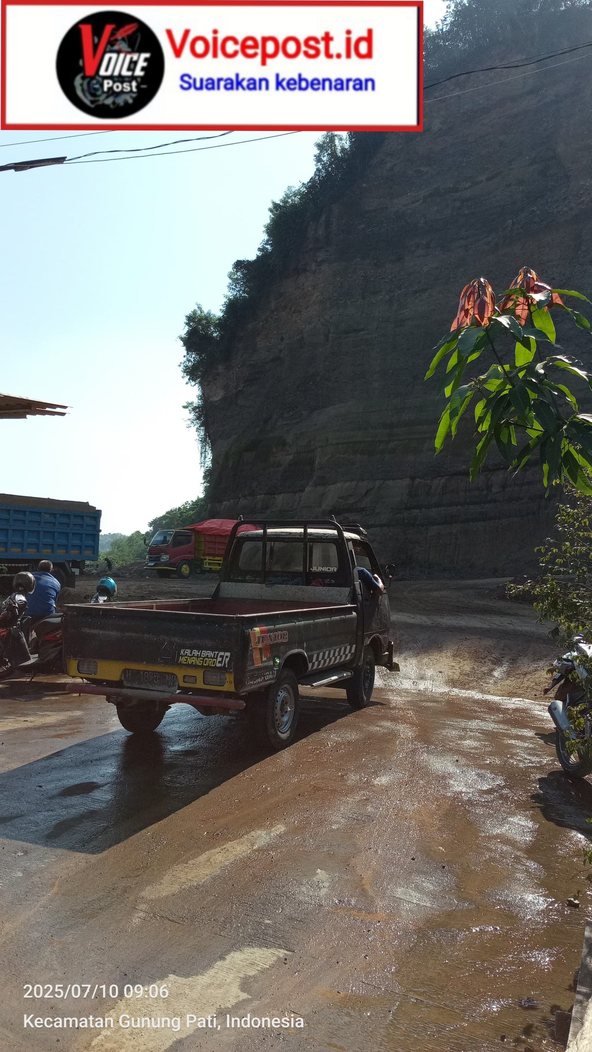 Dugaan Galian C Ilegal di Bangsewu Gunungpati, APH Dinilai Tutup Mata