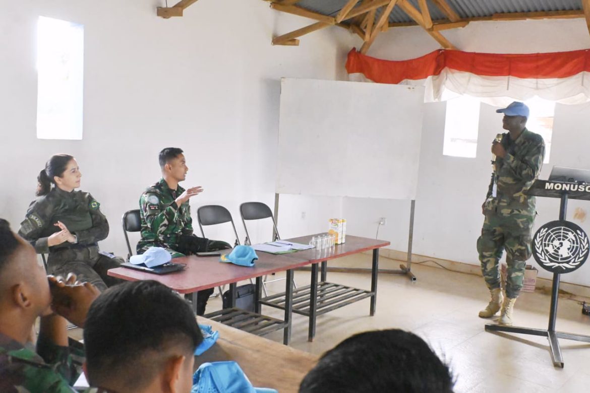 Train the Trainers” Contigent Training Capsule Yang Dilaksanakan Pada tanggal 18–22 Agustus 2025 Bertempat di Dinning Hall Bumi Nusantara Camp, Beni, DRC.