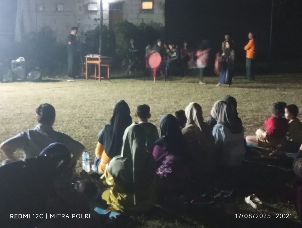 Ikuti pengormatan Jelang HUT RI ke-80 Kampung baru kecamatan grati Kabupaten pasuruan    