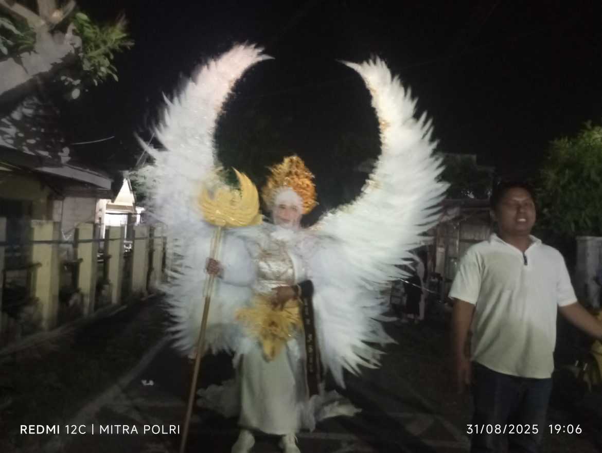 memeriahkan HUT RI ke 80 Desa  Kambingan Sawit masyarakat Antusias 