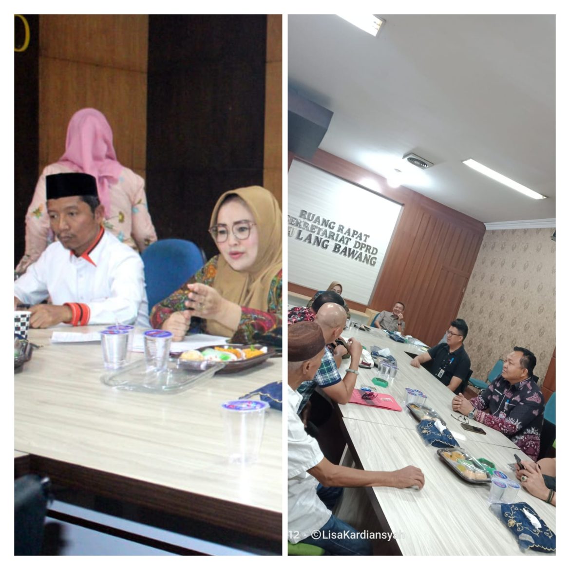 Mursidah Ketua Komisi I DPRD Kabupaten Tulang Bawang Turun Lokasi PT Sweet Indolampung