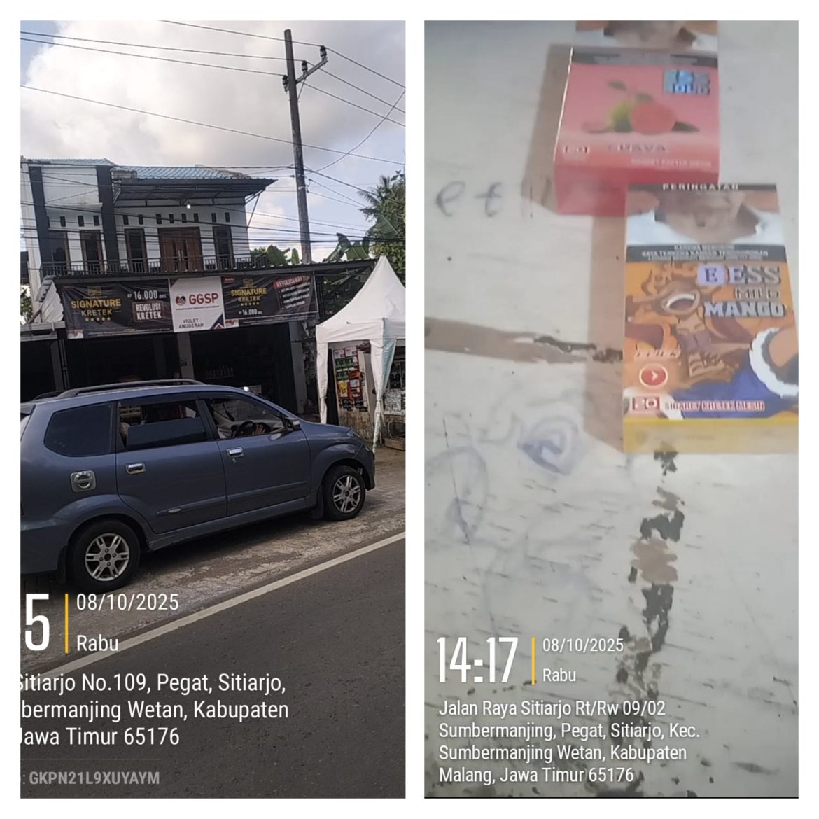 Misteri Rokok Ilegal di Sitiarjo: Diduga Milik Bos Besar Asal Tajinan, Aparat Belum Beri Tanggapan