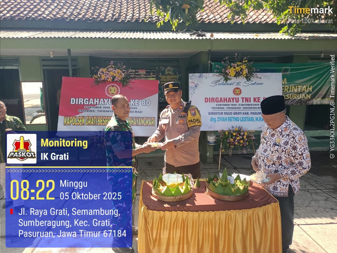 “Dirgahayu TNI ke 80 , TNI prima, TNI rakyat Indonesia maju”