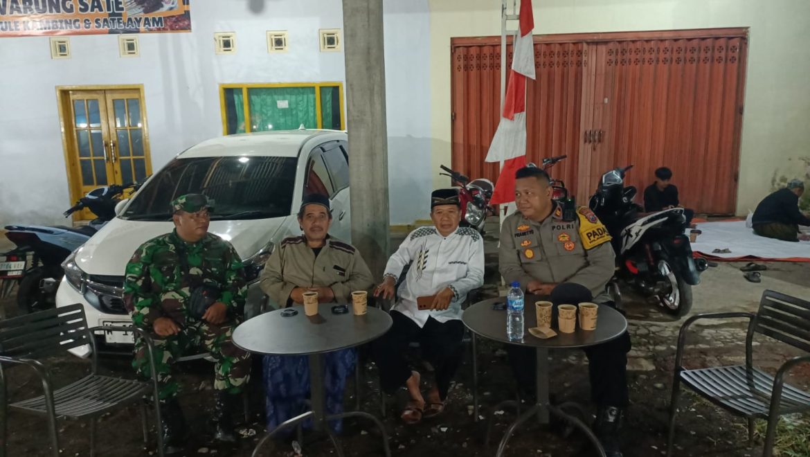 Kapolsek grati dorong masyarakat aktifkan satkamling dan pasang CCTV, bersinergi dengan TNI koramil grati dan masyarakat serta Banser tingkatkan keamanan desa