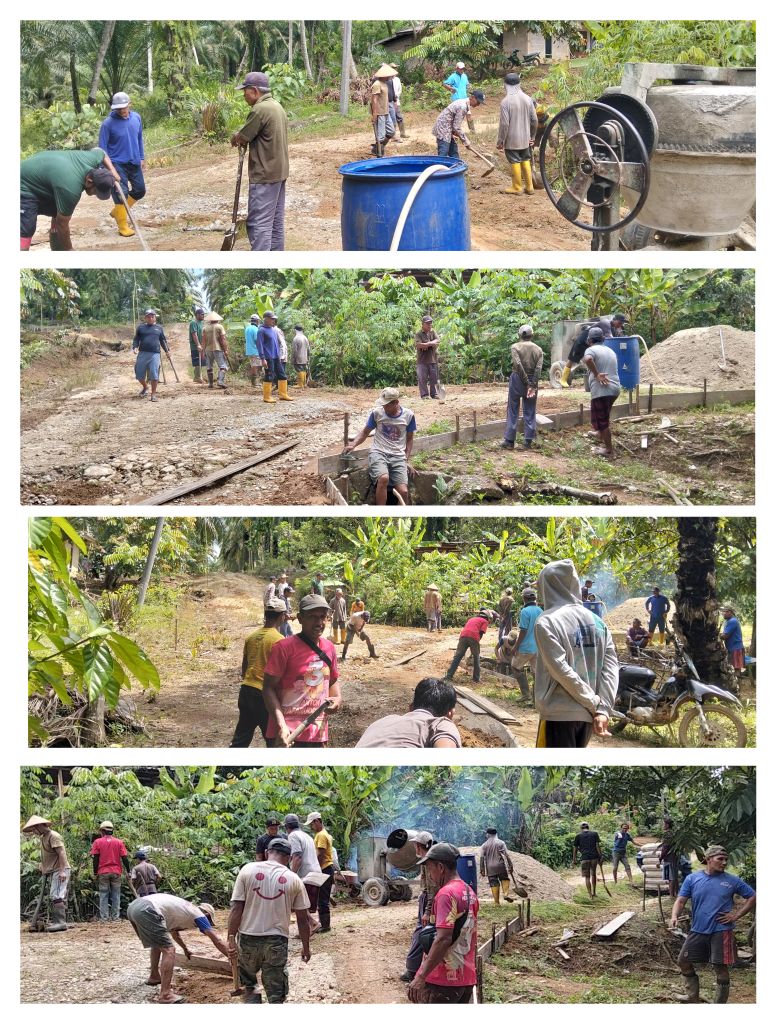 “Swadaya Masyarakat RW 08 Pasir Agung: Membangun Jalan di Tengah Minimnya Perhatian Pemerintah”