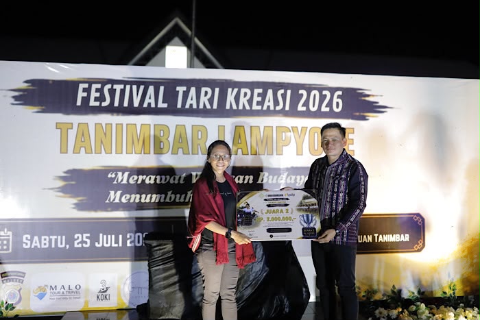 Polres Tanimbar Fasilitasi dan Kawal Lampyore 2026