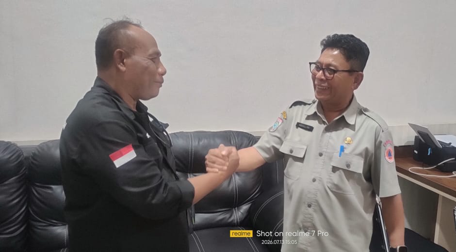 Jalin Sinergi & Komunikasi Berkelanjutan, Kepala BPBD Sambut Silaturahmi Media Mabes Polri