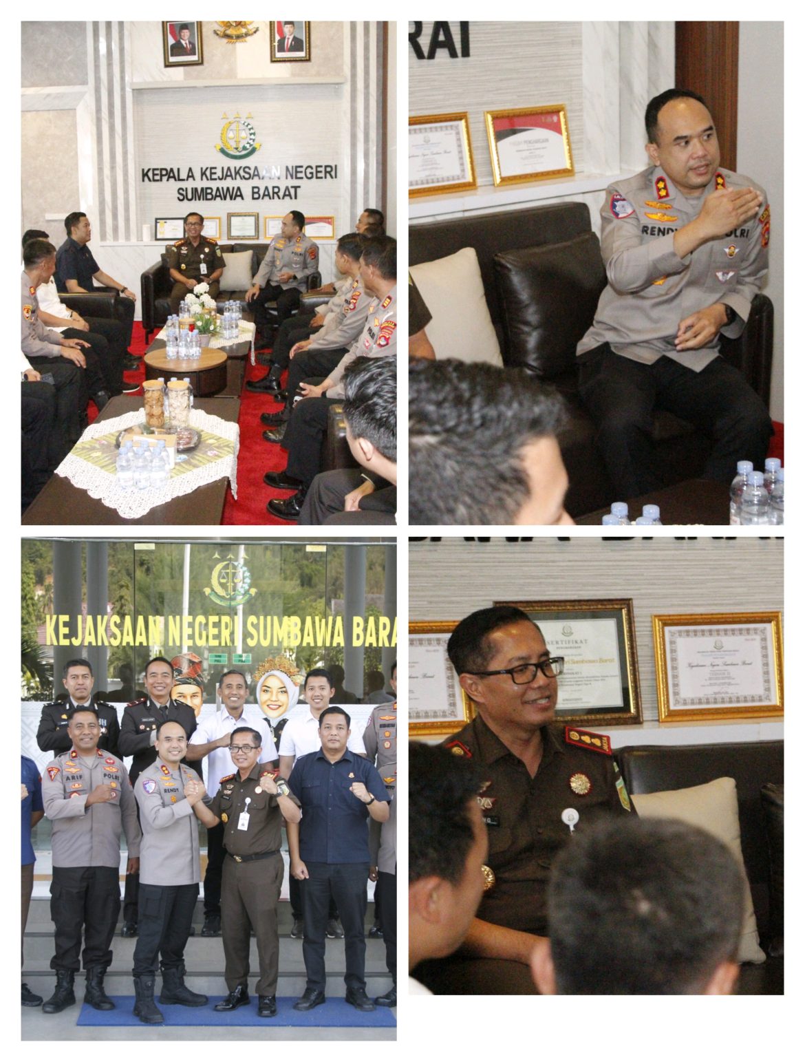Perkuat Sinergi Aparat Penegak Hukum, Kapolres Sumbawa Barat Baru Kunjungi Kejaksaan Negeri*