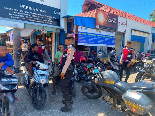 Sat Samapta Tanimbar Intensifkan Patroli Siang, Jaga Aktivitas Warga Tetap Aman