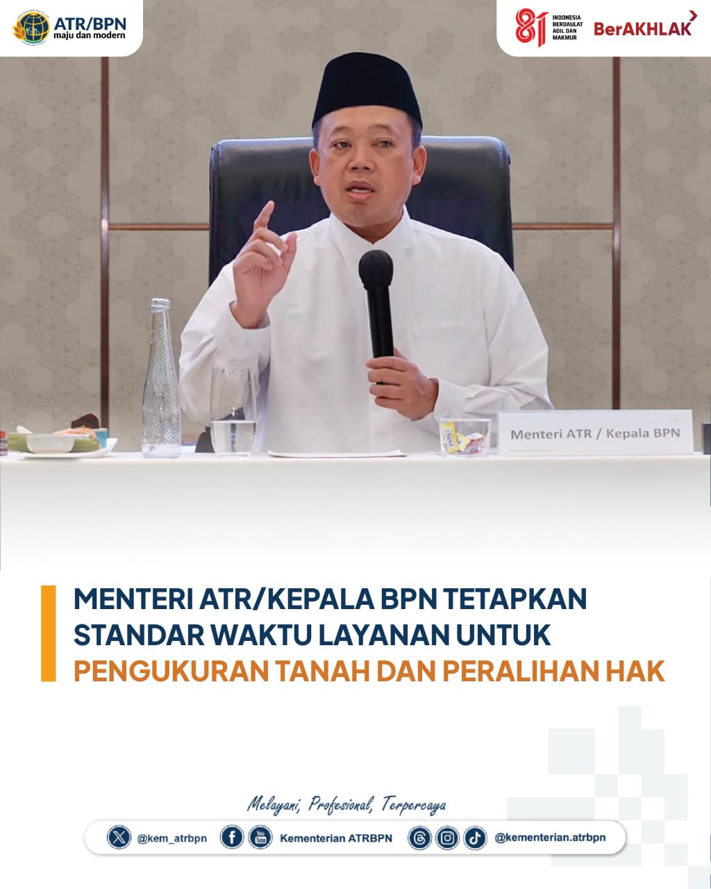 ATR/BPN Terapkan Pengukuran Tanah Terjadwal Mulai 17 Agustus