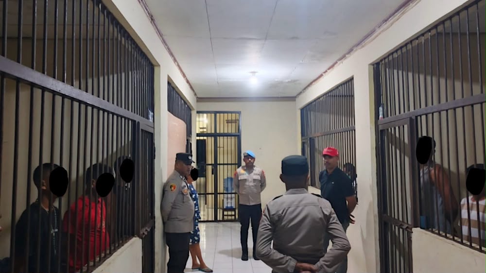 Piket Fungsi Polres Tanimbar Perketat Pengawasan Ruang Tahanan