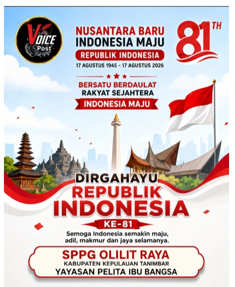81 Tahun Indonesia, SPPG Olilit Raya Menyemai Harapan