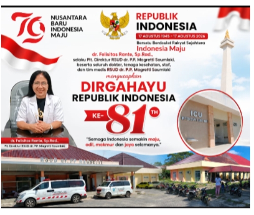 HUT ke-81 RI, RSUD Magretti Teguhkan Pengabdian