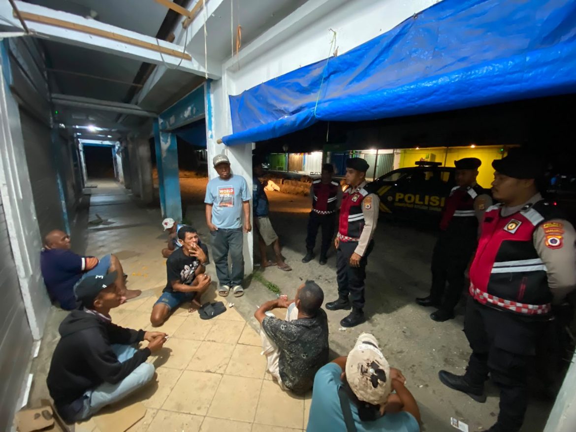 Cegah Gangguan Kamtibmas Malam Hari, Sat Samapta Polres Kepulauan Tanimbar Intensifkan Patroli Dialogis