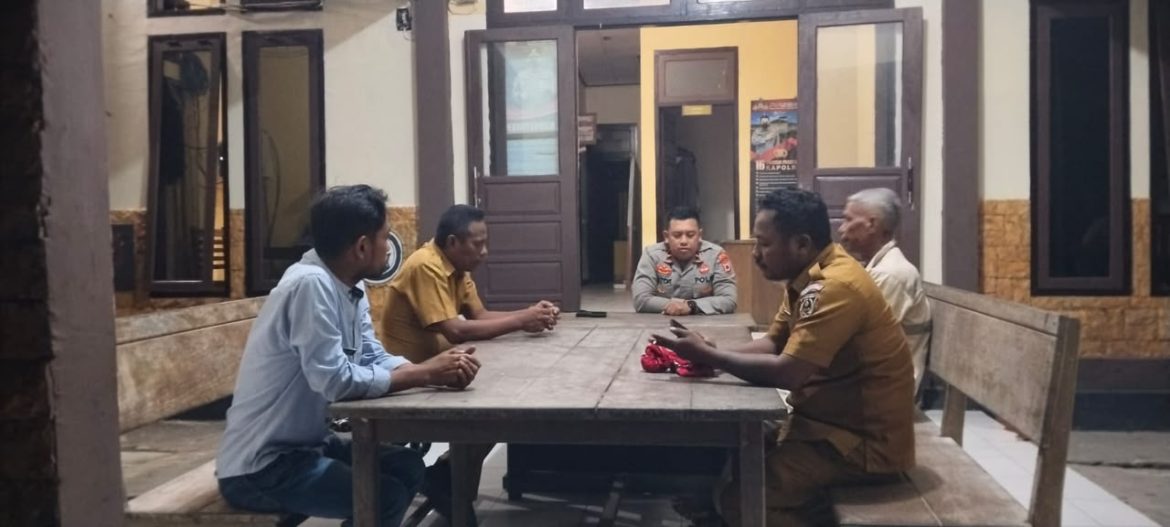 Kapolsek Nirunmas Pimpin Mediasi Sengketa Lahan Antar-Desa di Kepulauan Tanimbar