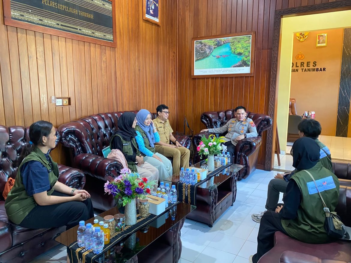 Dukung Pendidikan di Wilayah Perbatasan, Kapolres Kepulauan Tanimbar Sambut Audiensi Tim Indonesia Mengajar