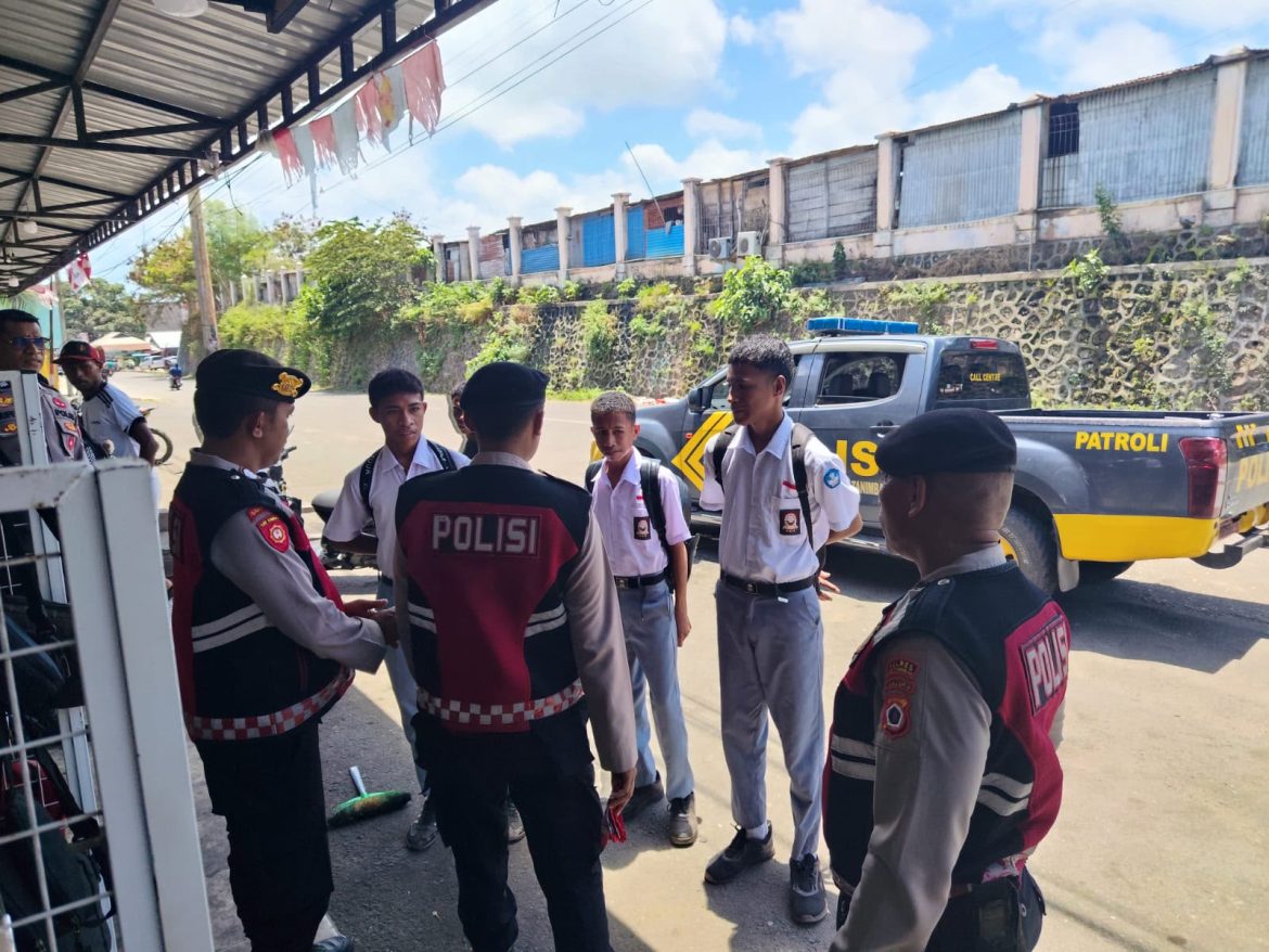 Cegah Tawuran Pelajar, Sat Samapta Polres Tanimbar Intensifkan Patroli Dialogis Siang Hari