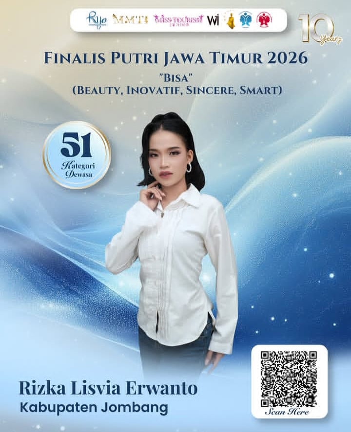 Rizka Lisvia Erwanto Bawa Advokasi “Kiperita” di Ajang Putera Puteri Jawa Timur 2026