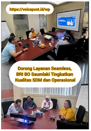 BRI Branch Office Saumlaki Perkuat Kompetensi dan Kualitas Layanan melalui Assessment serta Pendidikan Performing Teller dan Customer Service