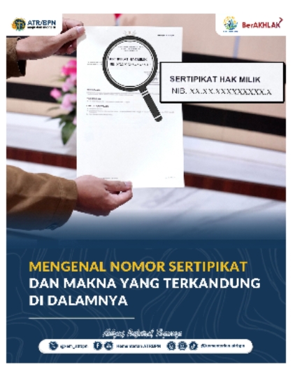 Memahami Urutan Angka Sertipikat Elektronik: Langkah Sederhana Menuju Tertib Administrasi Pertanahan