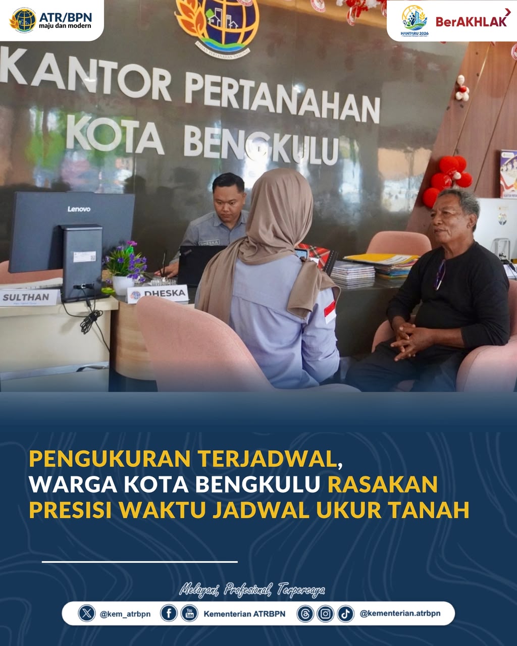 Kementerian ATR/BPN Hadirkan Layanan Pengukuran Terjadwal untuk Berikan Kepastian Waktu Bagi Masyarakat