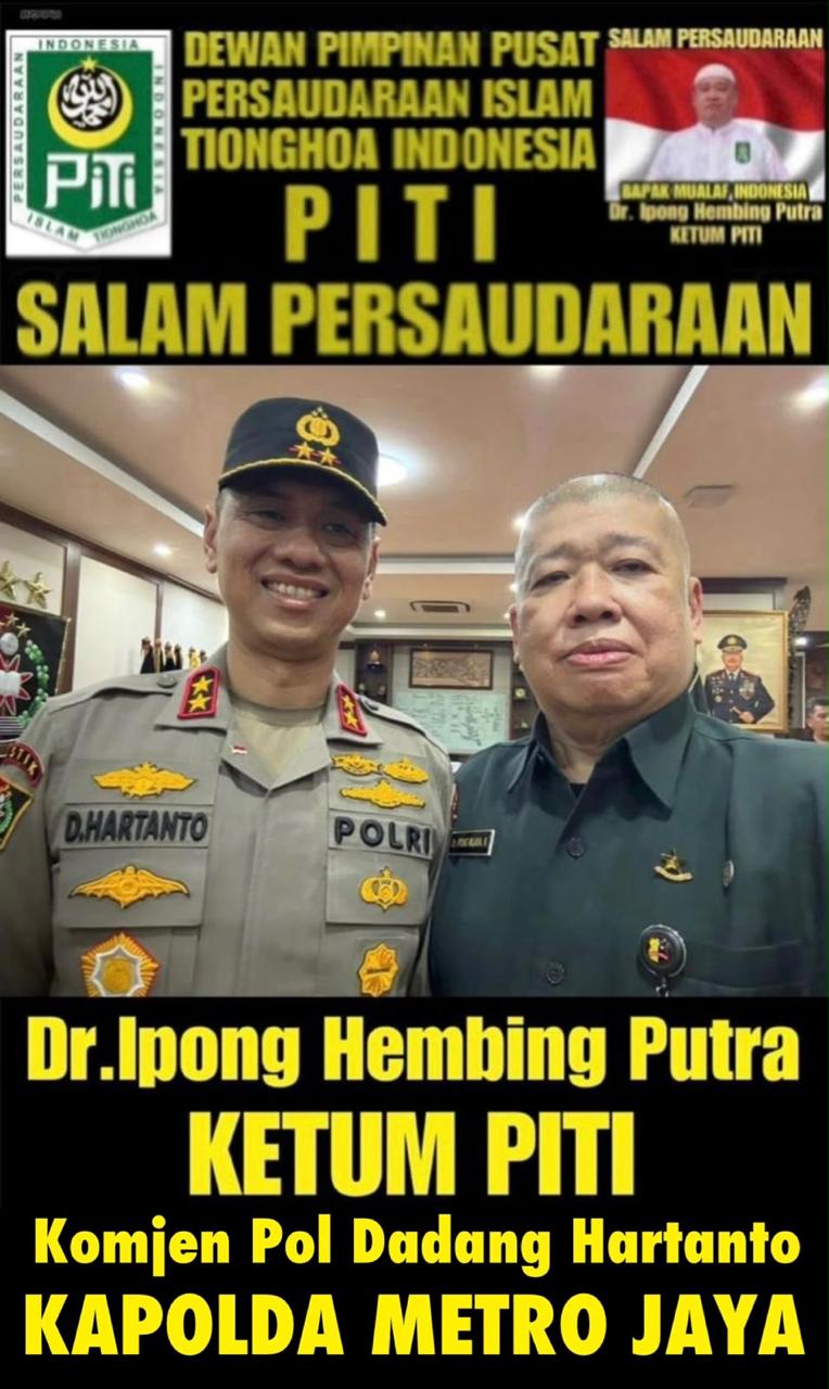 Pesan Ketum PITI Dr. Ipong Hembing Putra – Jangan Kejar Hebat di Mata Manusia, Kejar Manfaat untuk Semesta*
