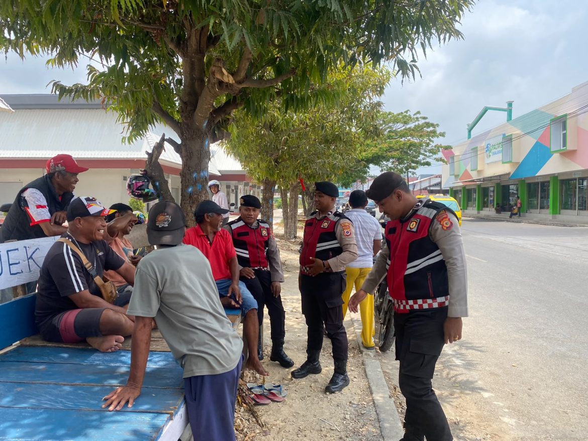 Jaga Stabilitas Kamtibmas di Jam Sibuk, Sat Samapta Polres Kepulauan Tanimbar Optimalkan Patroli Dialogis Humanis