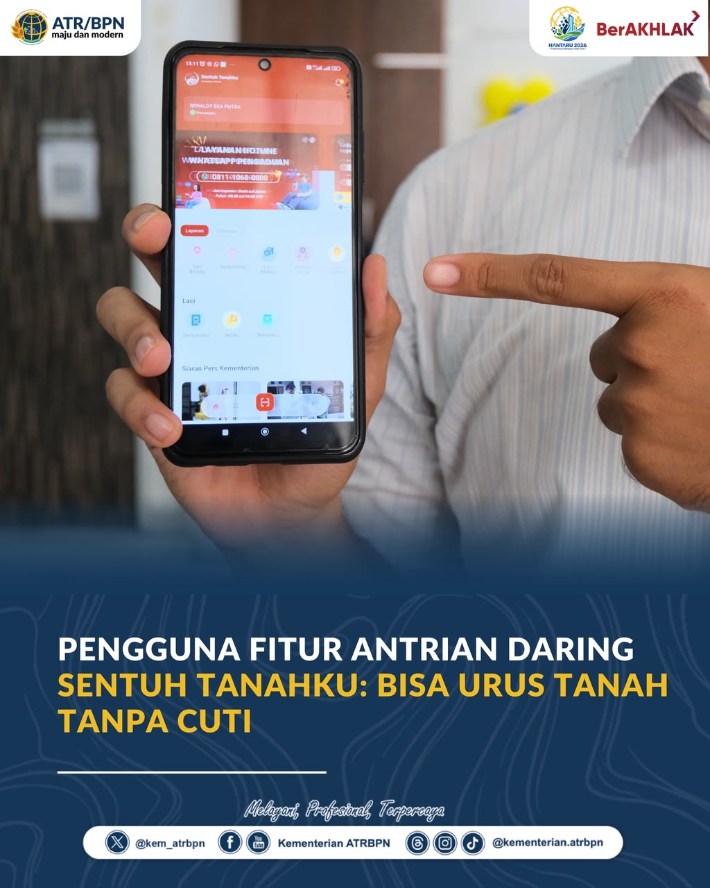 Hadir Lewat Mobil Keliling, Layanan ATR/BPN Dekat Permudah Akses Informasi Pertanahan Masyarakat