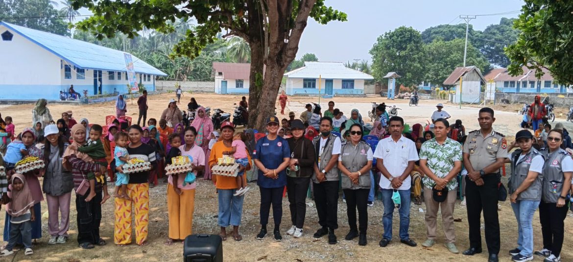 Polsek Wuarlabobar Amankan Kegiatan Bakti Sosial dan Pengobatan Gratis IDI Tanimbar