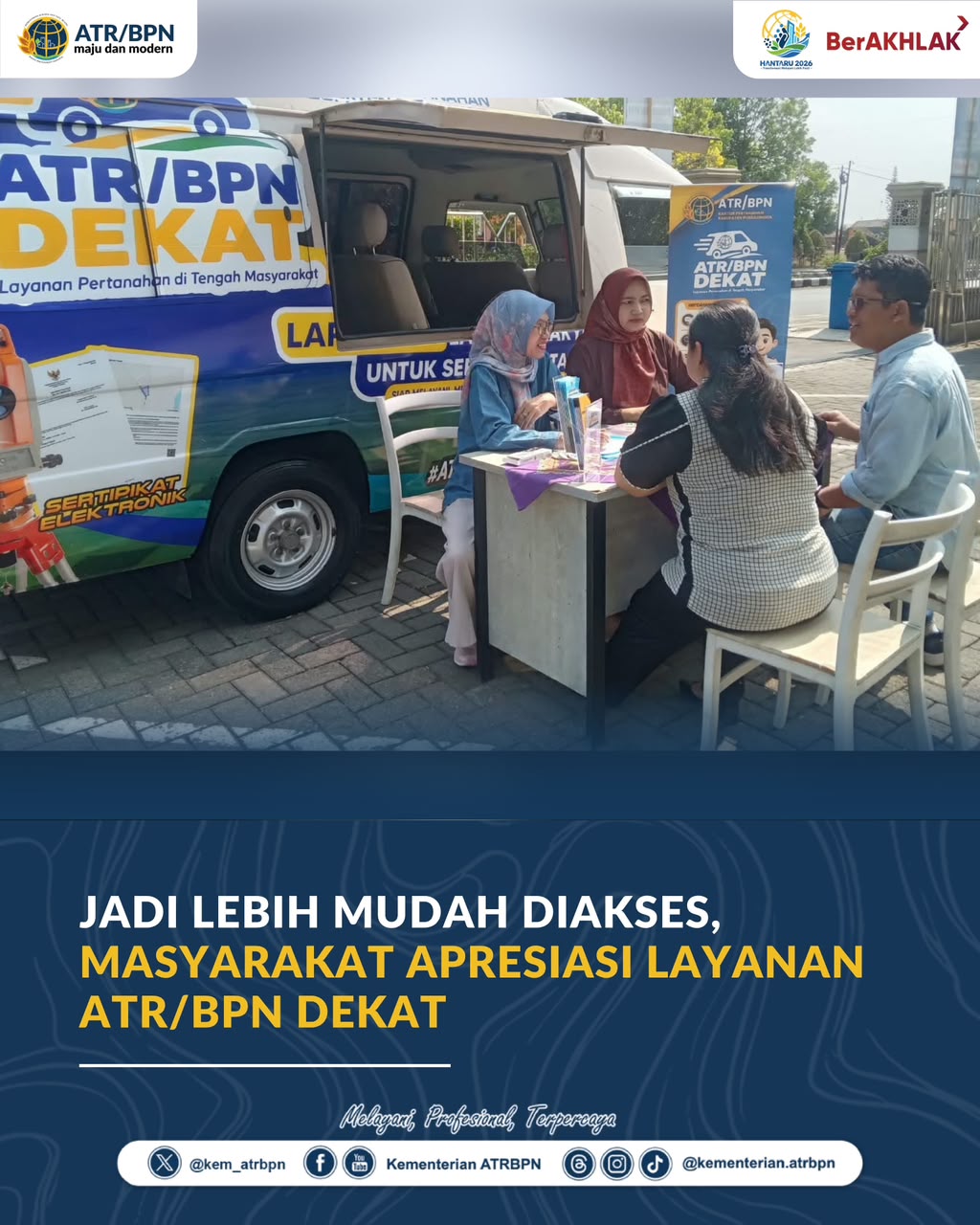 Masyarakat Apresiasi Kehadiran Layanan ATR/BPN Dekat yang Mudahkan Akses Konsultasi Pertanahan di Purbalingga