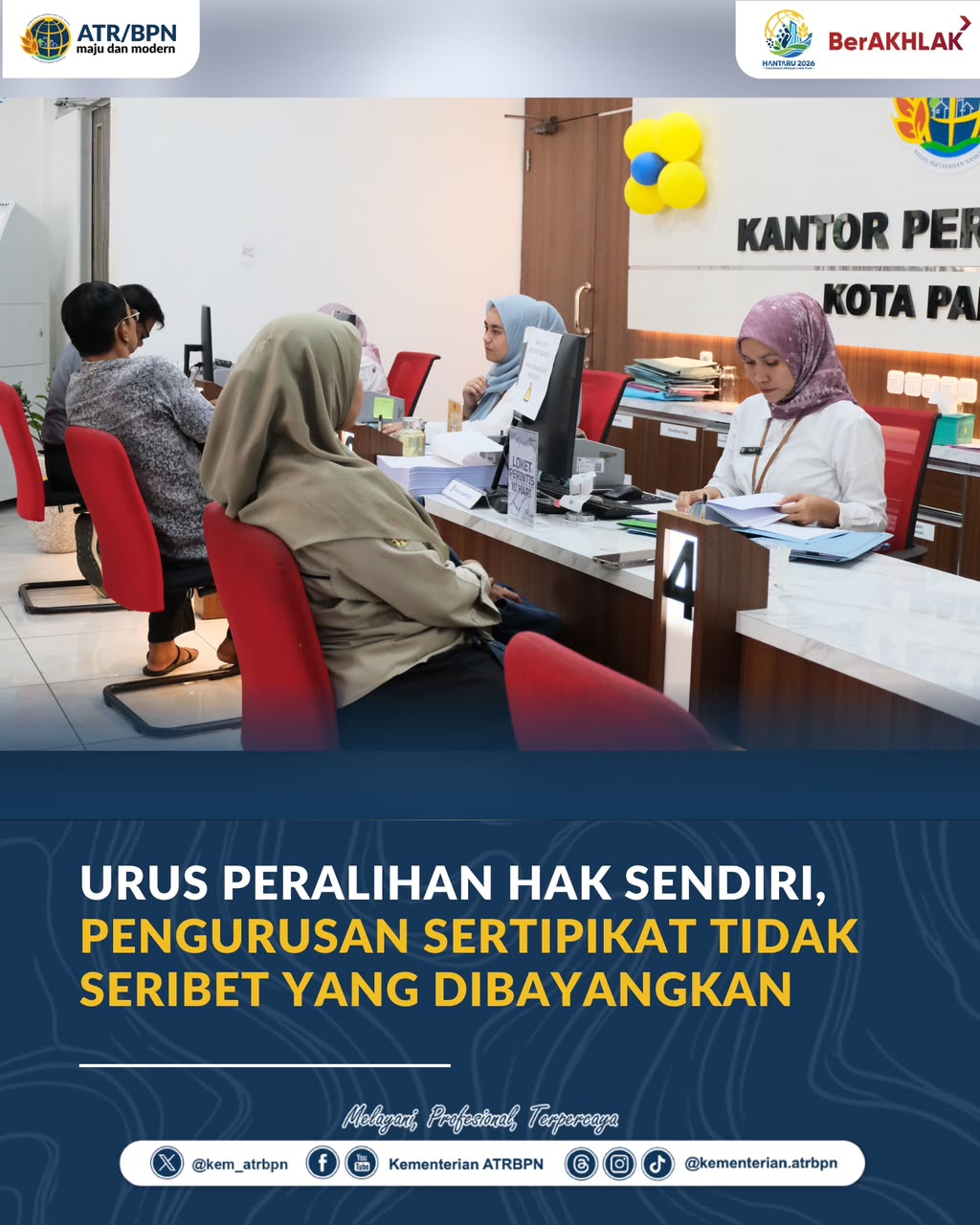 Urus Sertipikat Mandiri Lebih Cepat dan Mudah: Warga Banda Aceh dan Kupang Apresiasi Pelayanan ATR/BPN