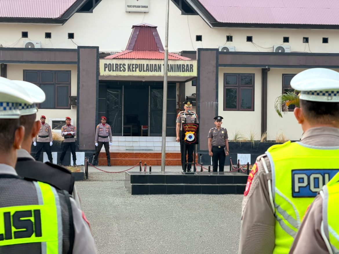 Peringati Hari Sumpah Pemuda ke-98, Polres Kepulauan Tanimbar Gelar Upacara Khidmat