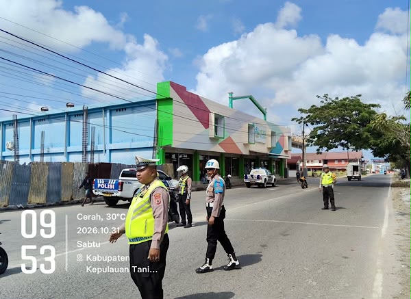 Masifkan Edukasi Humanis dan Penertiban Lalu Lintas, Polres Kepulauan Tanimbar Gelar Operasi Patuh Hari Ke-6