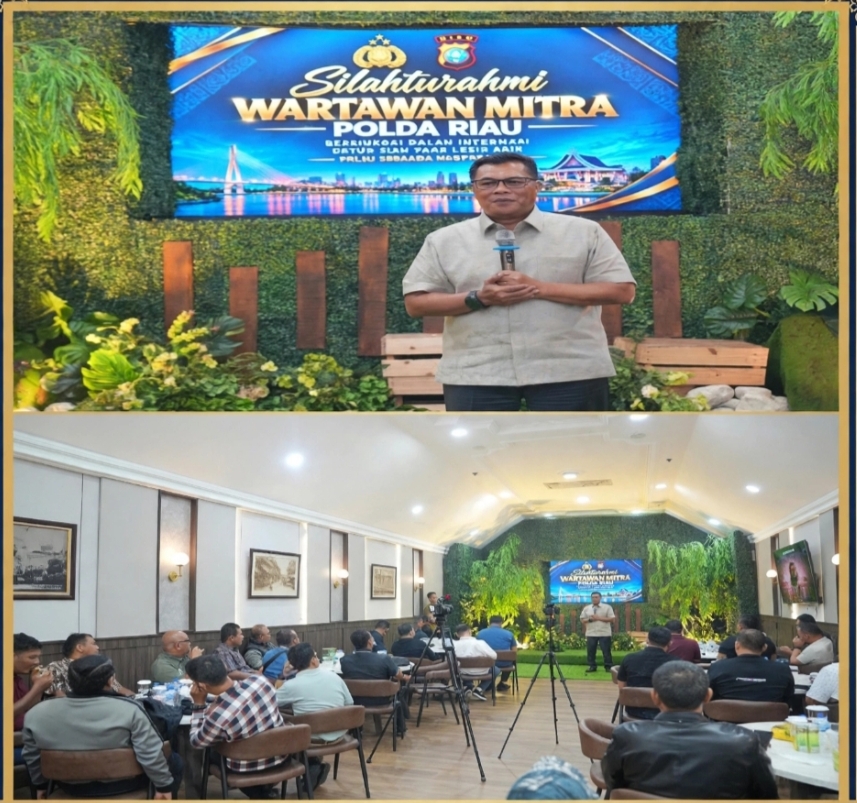 “Kapolda Riau Ajak Wartawan Perkuat Sinergi, Berantas Narkoba hingga Cegah Konflik Sosial”