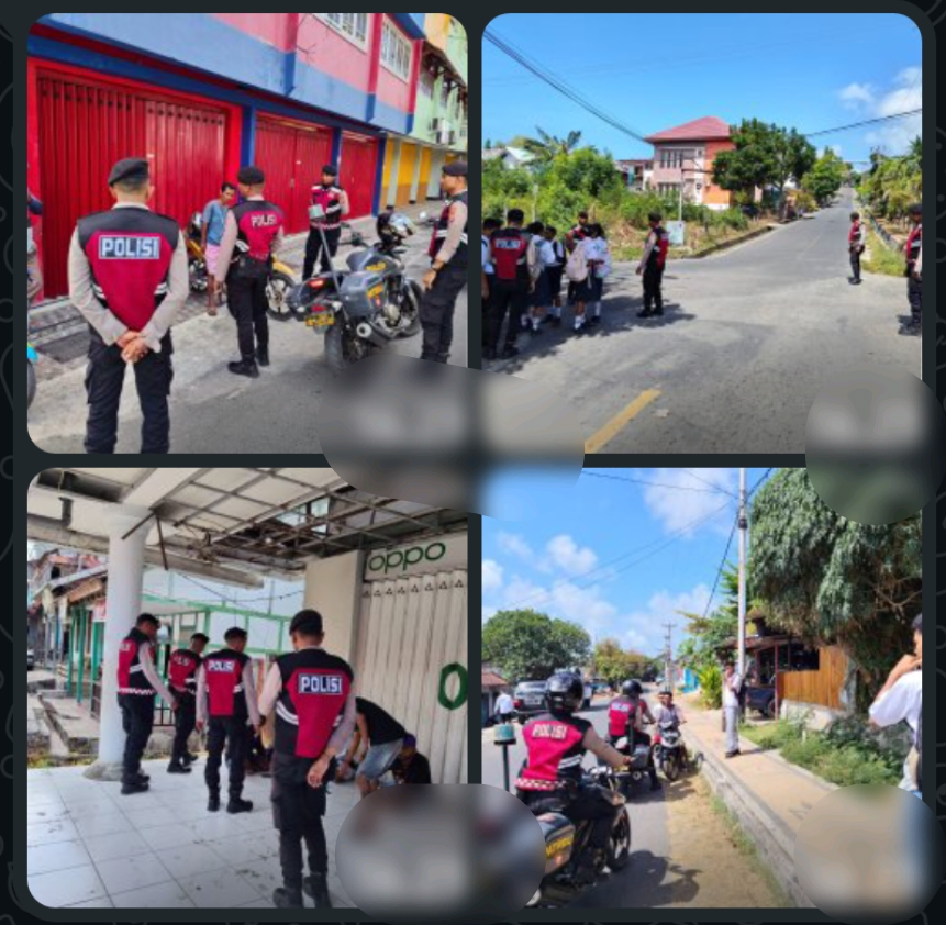 Cegah Potensi Kejahatan, Sat Samapta Polres Kepulauan Tanimbar Optimalkan Patroli Dialogis Siang Hari