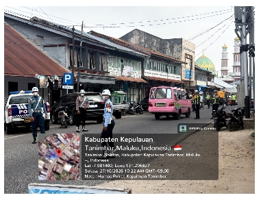 Hari Kedua Operasi Patuh Salawaku 2026, Polres Kepulauan Tanimbar Perketat Penertiban Sekaligus Bagikan Masker