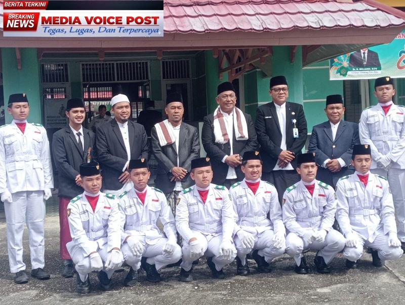 “Peringati hari Santri tahun 2026,” Kemenag Rohul laksanakan Upacara bendera”